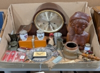 Wooden Sculpture, Egg Coddler, Boy Scout Kodak Camera, & Other Collectibles