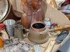Wooden Sculpture, Egg Coddler, Boy Scout Kodak Camera, & Other Collectibles - 8