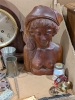 Wooden Sculpture, Egg Coddler, Boy Scout Kodak Camera, & Other Collectibles - 9