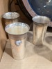 Olympia Beer Sign & Silve on Copper Glasses - 6