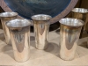 Olympia Beer Sign & Silve on Copper Glasses - 7