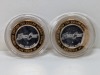 (2) .999 Silver "Limited Edition Gaming Token" - 2