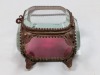 VIctorian or Ealier Antique Glass Poclet Watch Display Case - 3
