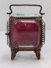 VIctorian or Ealier Antique Glass Poclet Watch Display Case - 5