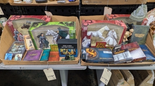 (2) Ctns Lord of The Rings & The Hobbit Memorabilia