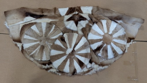 (2) Animal Pelt Rugs & (3) Animal Pelt Stool Seat Covers