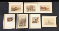 1900s Heinrich Hoffman Portfolio Prints of Watercolors