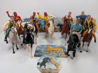 1950s Heartland Plastic Western Action Figures