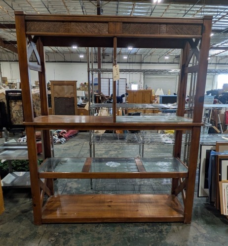 Wooden Shelving Unit