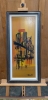 (2) Abstract Cityscape Artwork - 2