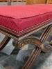 (2) Ethan Allen X-Base Stool - 3