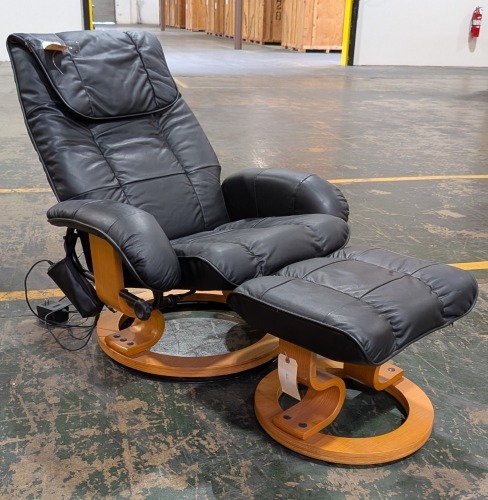 Swivel Plug-In Recliner w/ Ottoman