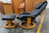 Swivel Plug-In Recliner w/ Ottoman - 4