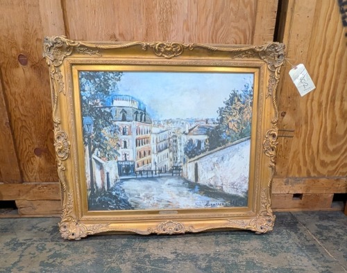 "Eue De Montmarte" By Maurice Utrillo