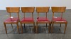 Heywood-Wakefield Champagne Mid-Century Dop-Leaf Table Table & (4) Chairs - 2