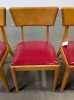 Heywood-Wakefield Champagne Mid-Century Dop-Leaf Table Table & (4) Chairs - 5