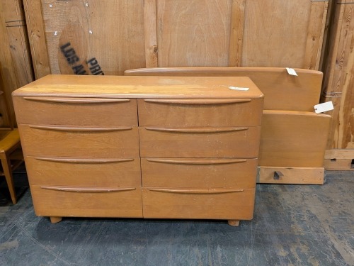 Heywood-Wakefield Mid Century Dresser & Bed Frame