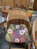 (2) Swival Cane Back Bar Stools - 3