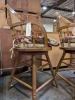 (2) Swival Cane Back Bar Stools - 5
