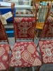 Glass Top Metal Table & (4) Chairs - 8