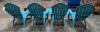 (4) Lawn Chairs Wokout Bench & More - 3