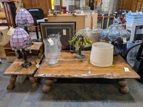 End Table, Coffee Table, Lamps, & More