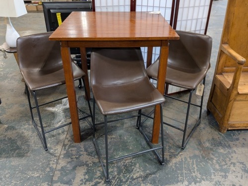 Hi-Top Table & (3) Chairs