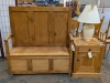Storsge Bench, End Table, & Lamp - 2
