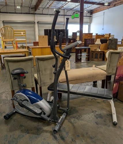 Weight Bench & Elliptical