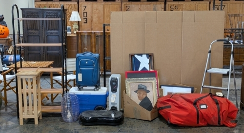 Shelf, Artwork, Cooler, Step Ladder, & More