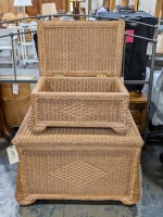 (2) Basket Chests