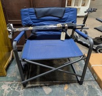 Camping Chair & Golf Clubs