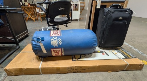 Punching Bag & Suitcase