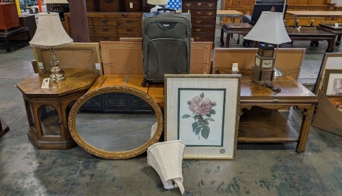 Side Tables, Lamps, Coffee Table, & More