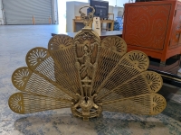 Vintage Folding Fireplace Screen