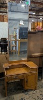 Vintage Miniature Desk & Mirror