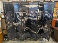Inlay Chinese Folding Screen
