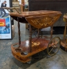 Bar Cart, End Tables, & Lamps - 4