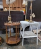 Bar Cart, End Tables, & Lamps - 5