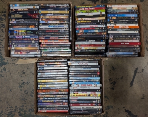 (3) Ctns of Sealed DVDs
