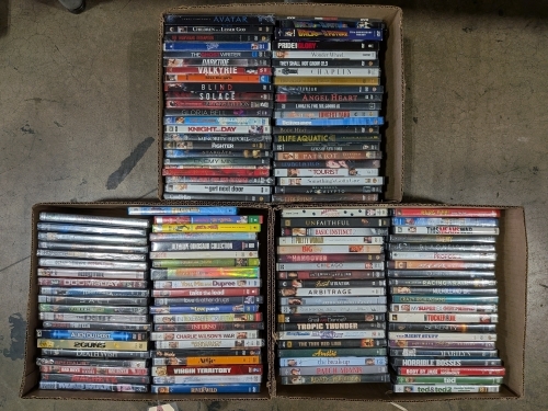 (3) Ctns of Sealed DVDs