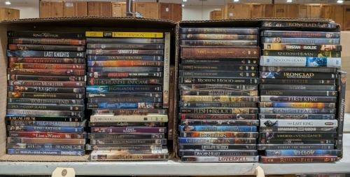 (2) Ctns of DVDs