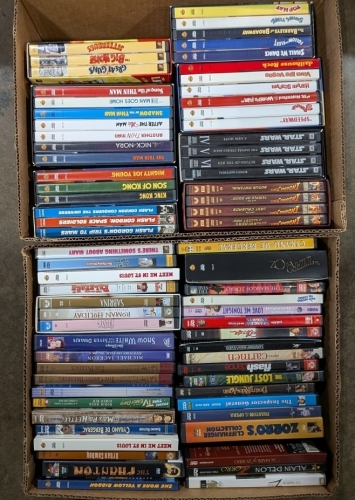 (2) Ctns of DVDs
