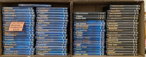 (2) Ctns of Warner Archive Collection DVDS