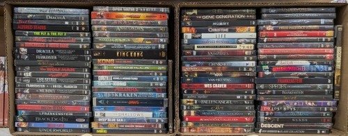 (2) Ctns of Horror DVDs