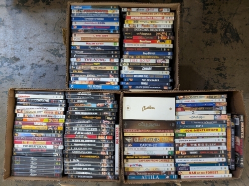 (3) Ctns of Classic DVDs