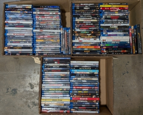 (3) Ctns of Action Blu-Ray