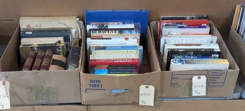(3) Ctns of Books On Hungary
