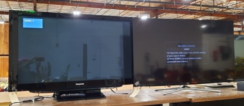 (2) Flatscreen TVs