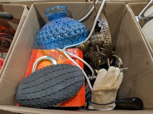 (8) Ctns Household Items, Holiday Decor, & More